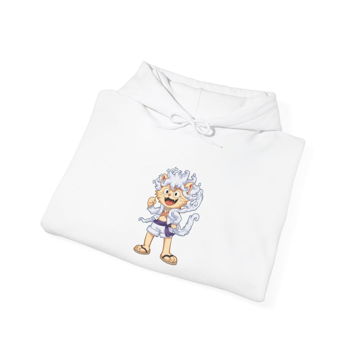 Anime Cat Luffy Gear 5 Hoody