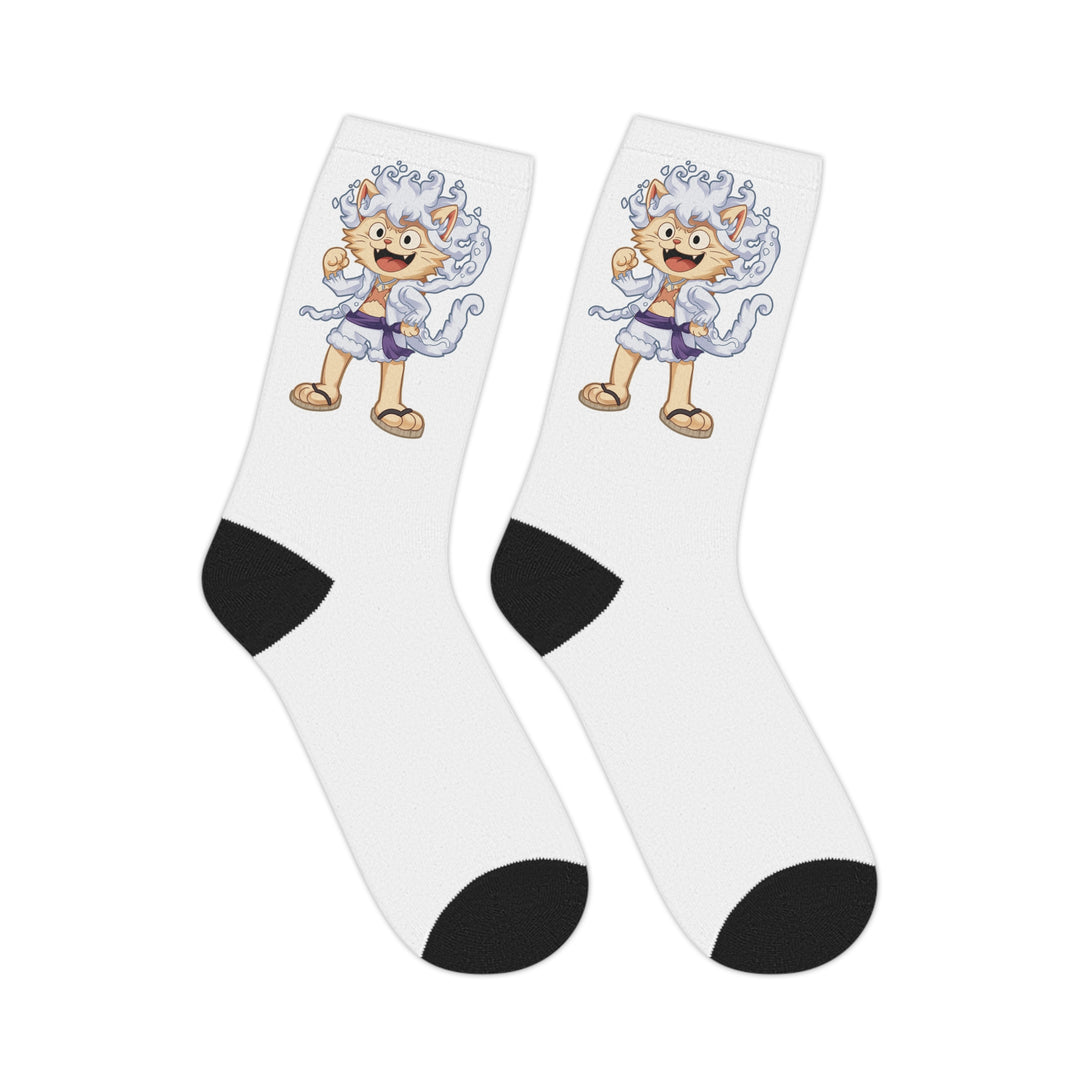 Luffy Cat Mid-length Socks