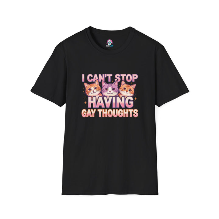 I Cannot Stop Having Gay Thoughts Cat T-Shirt