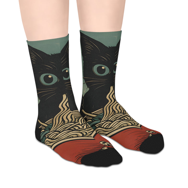 Ramen Cat Socks