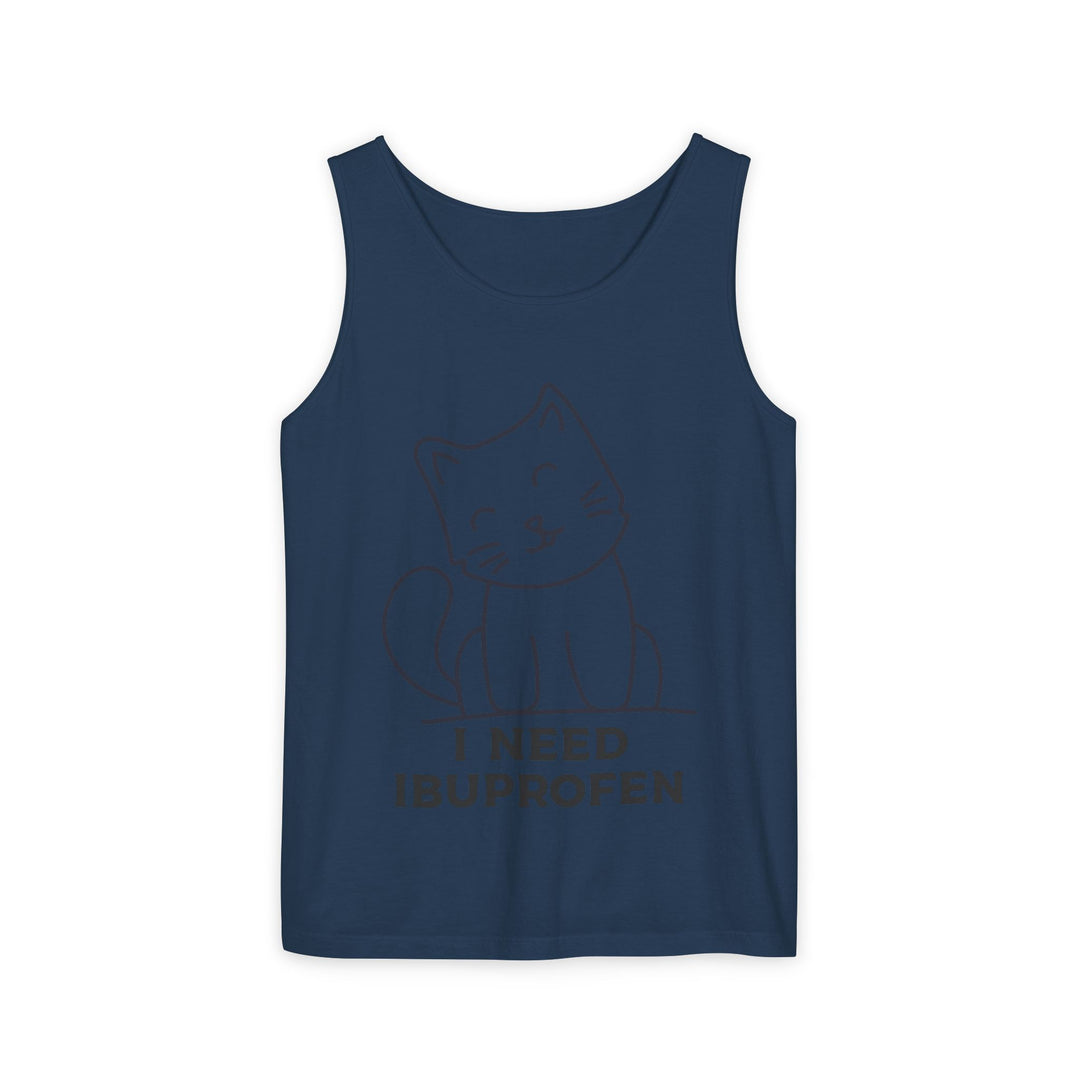 Funny Cat Tank Top, Summer Tee, Gifts for Cat Lovers, Cute Animal Apparel, Relaxing Casual Wear, Women's Funny Shirt