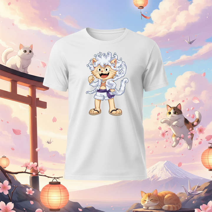 Gear 5 Anime inspired Cat T-Shirt