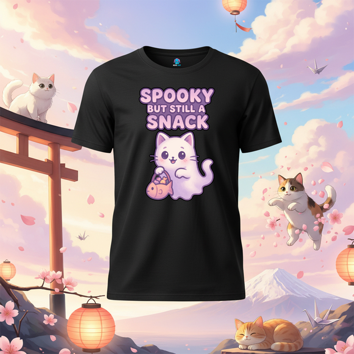 Spooky Snack Cat T-Shirt