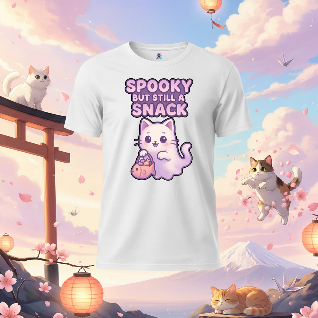 Spooky Snack Cat T-Shirt