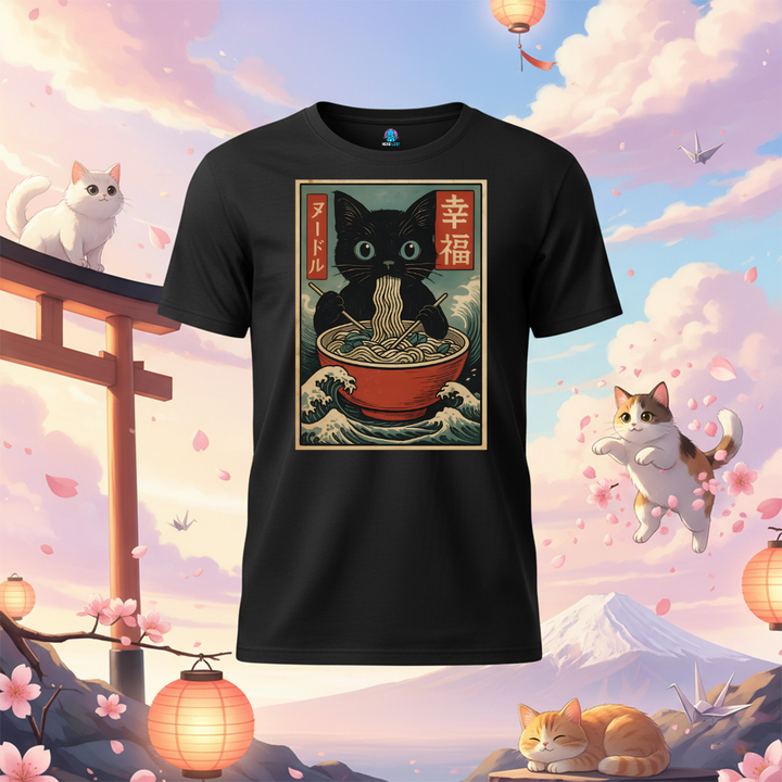 Vintage Cat Ramen T-Shirt