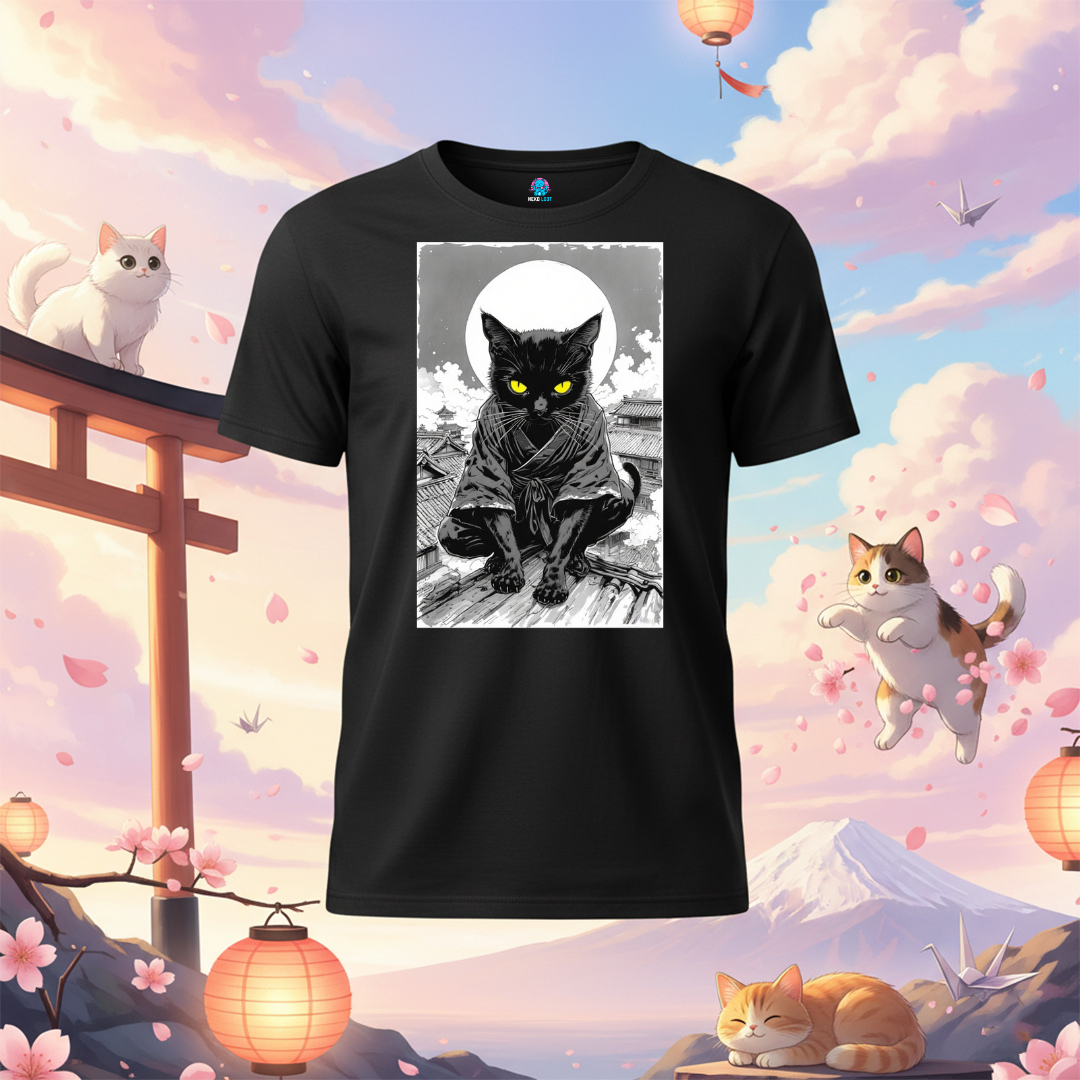 Sneaky Ninja Cat T-shirt