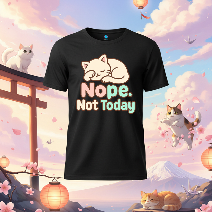 Nope. Not Today Cat T-Shirt