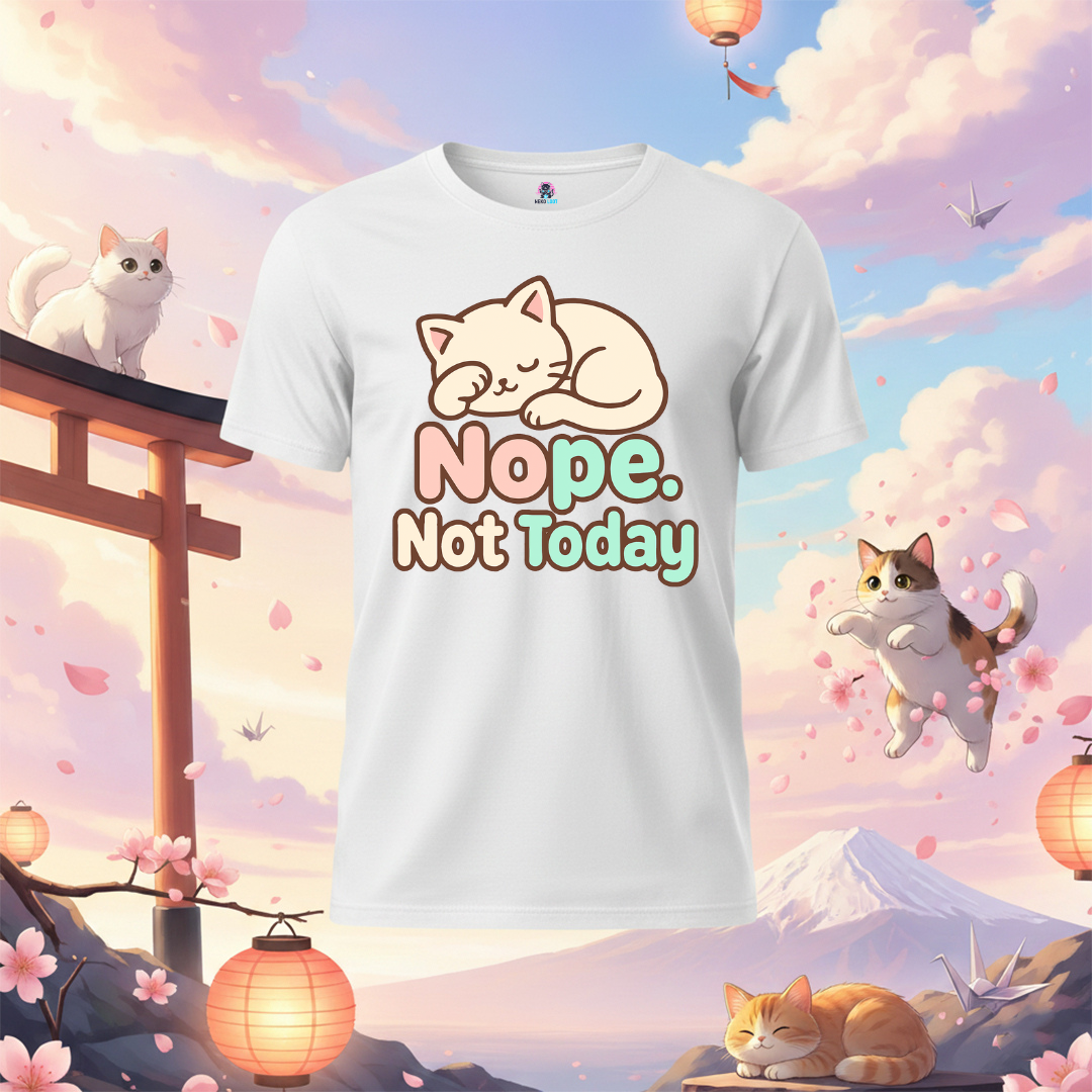 Nope. Not Today Cat T-Shirt