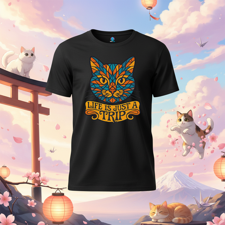 Mandala Cat T-shirt