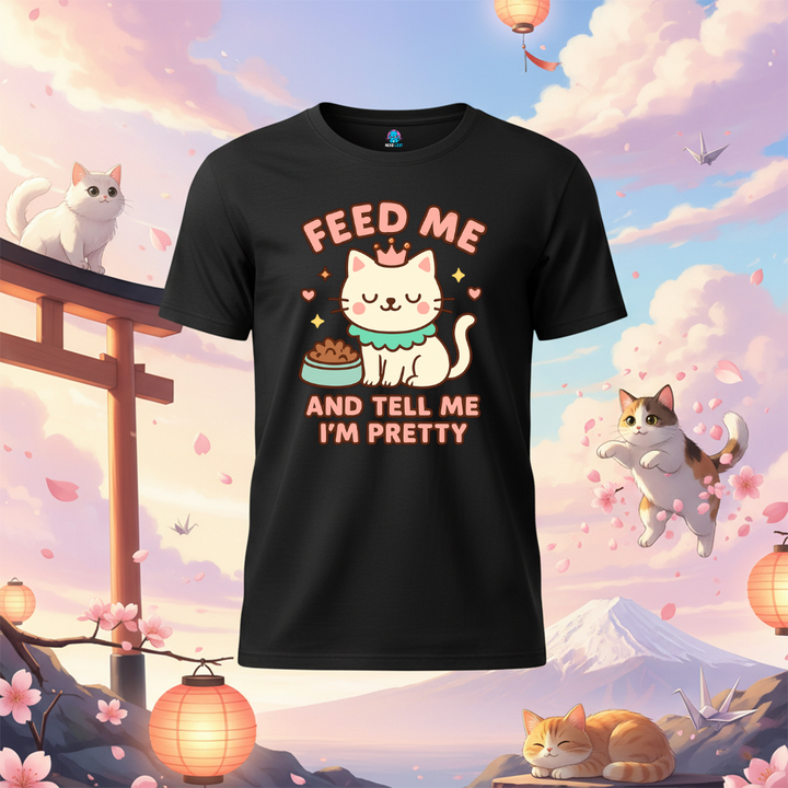 Princess Feed Me Cat T-Shirt