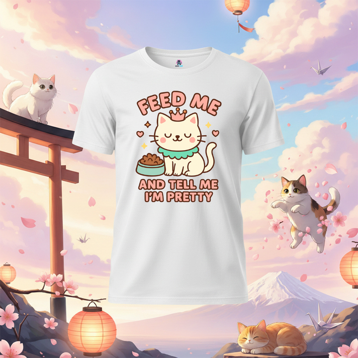 Princess Feed Me Cat T-Shirt