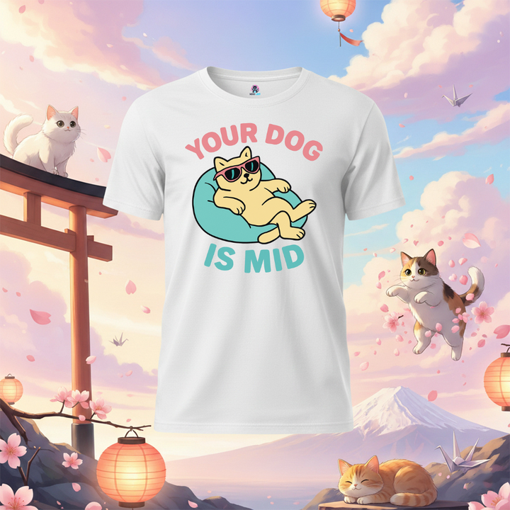 Mid Dog Cat T-Shirt