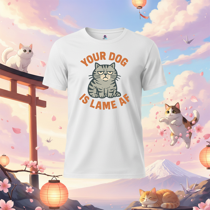 Lame Dog Cat T-shirt