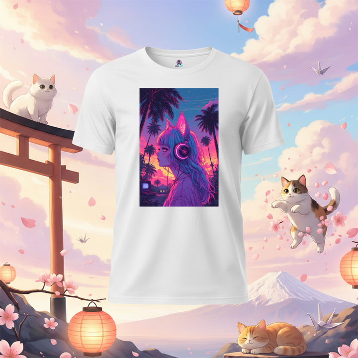 Retro Catgirl Vibes T-Shirt