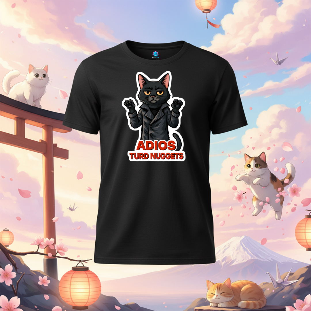Turd Nuggets Cat T-Shirt