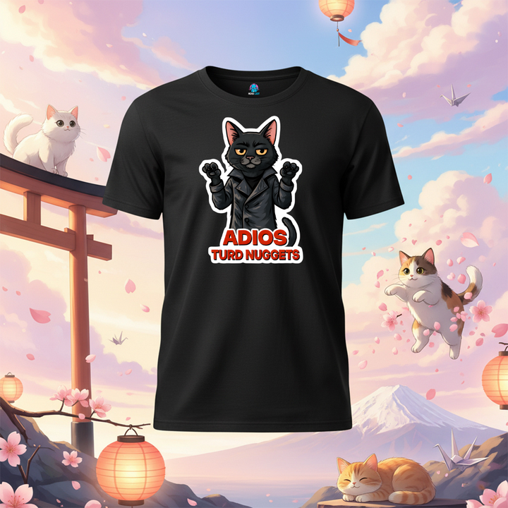 Turd Nuggets Cat T-Shirt
