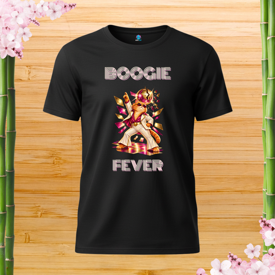 Disco Loaf Cat T-Shirt — black shirt
