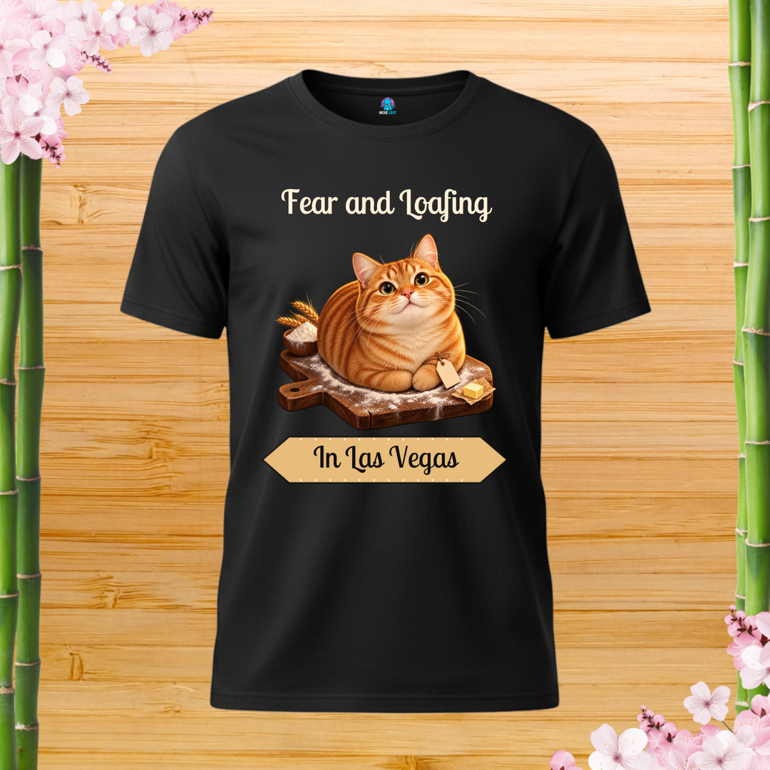 Loaf Certification Cat T-Shirt — black shirt