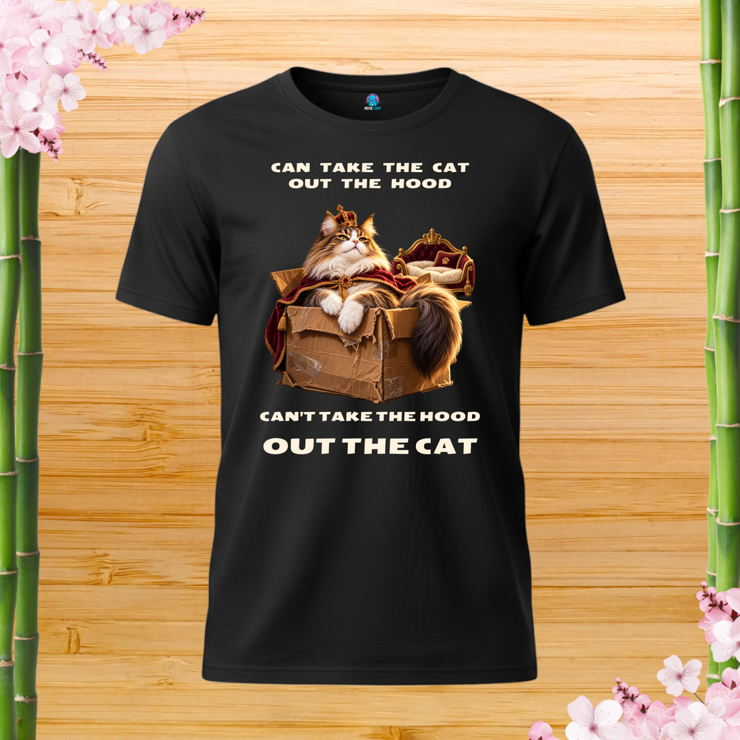 Box Appraisal Cat T-Shirt — black shirt