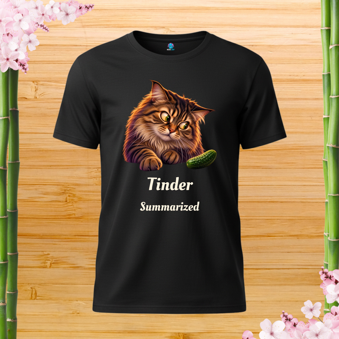 Side-Eye Specialist Cat T-Shirt — black shirt