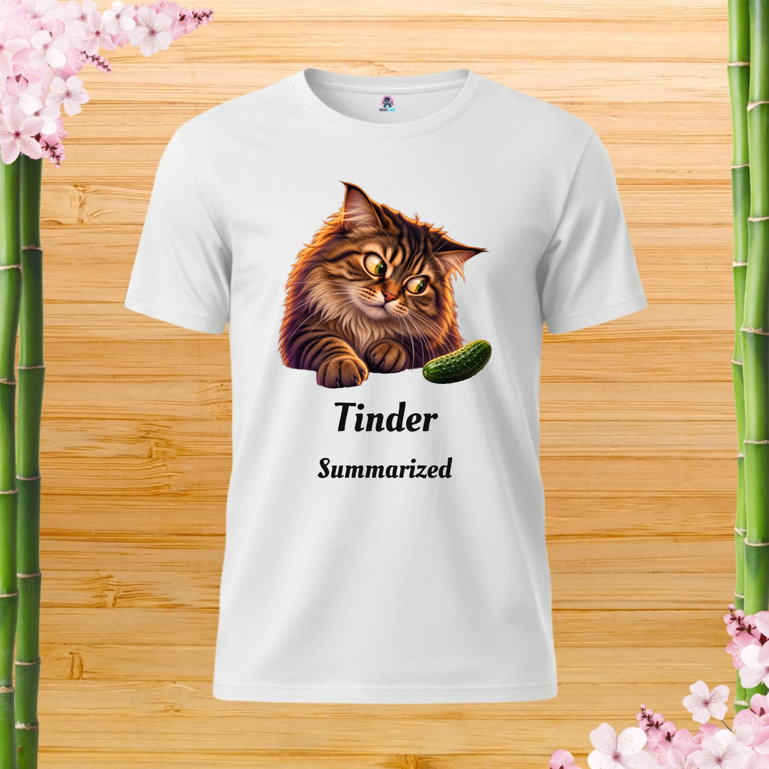Side-Eye Specialist Cat T-Shirt — white shirt